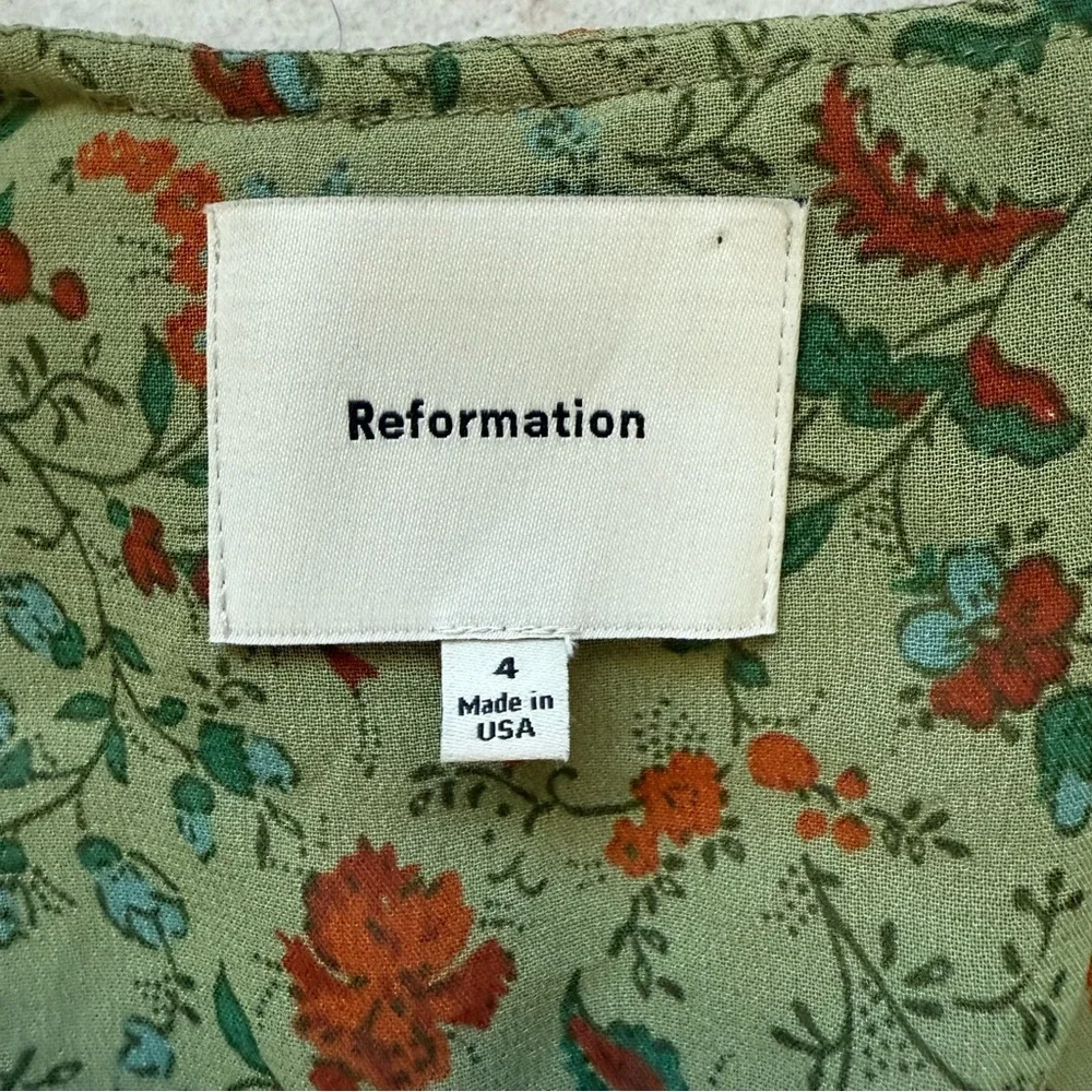 NWOT Reformation Wyn Top Blouse Size 4